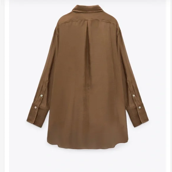 ZARA semi sheer shirt - Picture 14 of 14